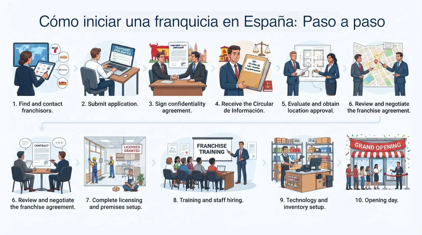 Cómo Abrir una Franquicia en España: Paso a Paso