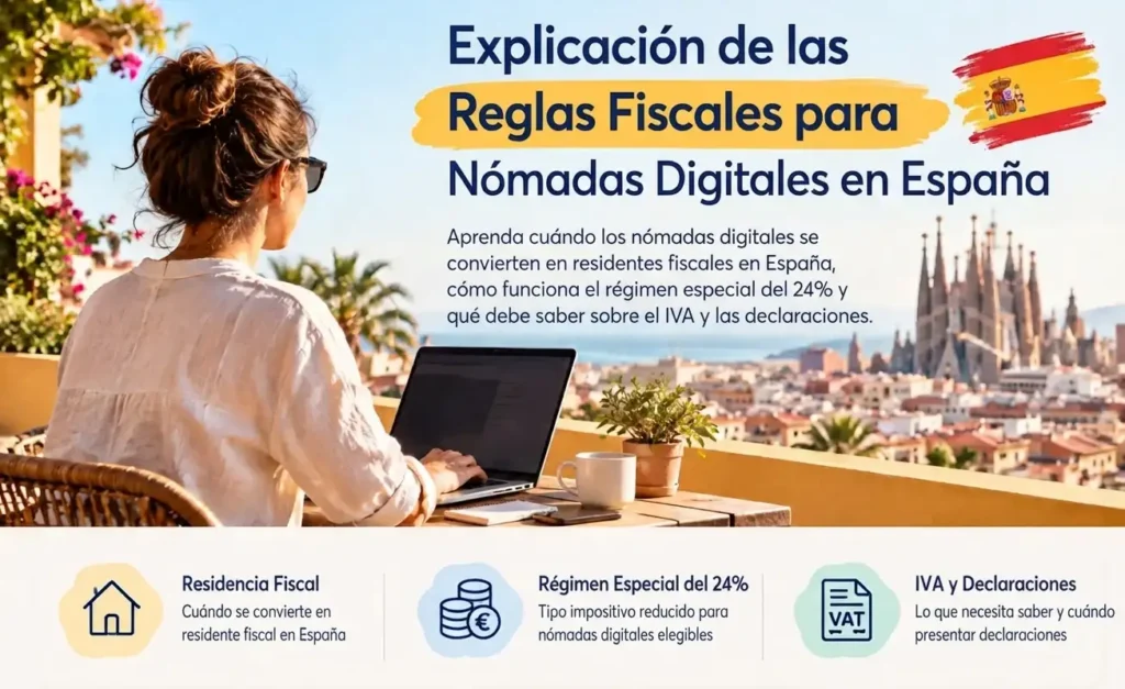 Normas fiscales para nómadas digitales en España
