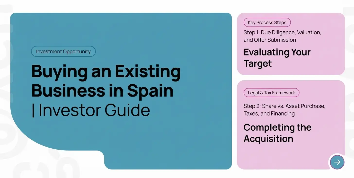 Buying an Existing Business in Spain