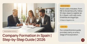 Company Formation in Spain | Step-by-Step Guide | 2026