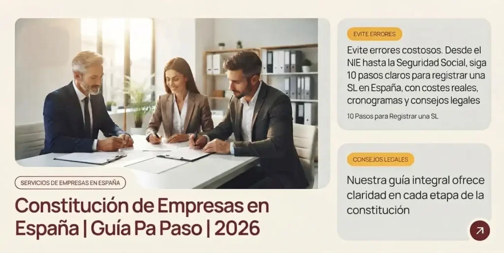 Constitución de una empresa en España