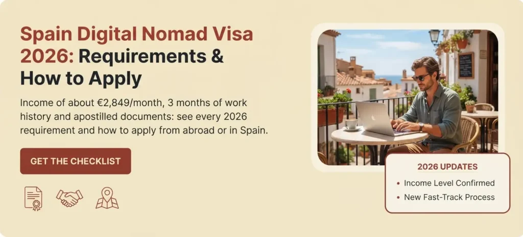 Spain Digital Nomad Visa 2026: Requirements & How to Apply